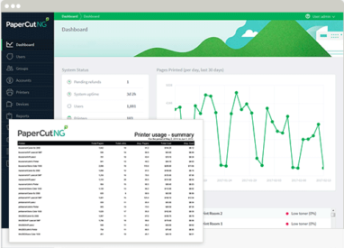 Admin Interface Reports, Papercut MF, IT Business Solutions, Rockwood, PA, Pennsylvania, Xerox, HP, Dealer, Agent, Reseller